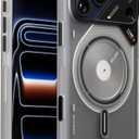 Aulumu A17 iPhone 17 Pro Max Magnetic Thermal Case | CoolHyper | with Camera Control | IMD Technology | Compatible with Magsafe | Touch Translucent White