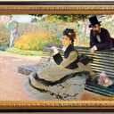 FOLKOR Canvas Frame for 16x20 Paintings, Finished Antique Ornate Frame for Landscape Portrait, Black and Gold Wood Frame for Home Office Gallery Wall Decor (No Plexiglass & Backing Board)