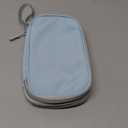 FYY Electronic Organizer, Travel Cable Organizer Bag Pouch Electronic Accessories Carry Case Portable Waterproof Double Layers Storage Bag for Cable, Charger, Phone, Earphone, Medium Size, Mint Green