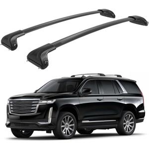 330lbs Lockable Roof Rack Cross Bars Fit for 2015 2016 2017 2018 2019 2020 Chevrolet Suburban/Tahoe, GMC Yukon & Yukon XL, Cadillac Escalade & Escalade ESV, Aluminum Roof Rails Crossbar