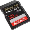 SANDISK 32GB Extreme PRO SDHC UHS-I Memory Card - C10, U3, V30, 4K UHD, SD Card - SDSDXXO-032G-GN4IN