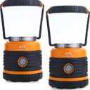 LED Camping Lantern, Battery Powered LED 1800LM, 4 Camping Lights Modes, Perfect Lantern Flashlight for Hurricane, Emergency Light, Storm, Power Outages, Survival Kits, Hiking, Fishing, Home and More