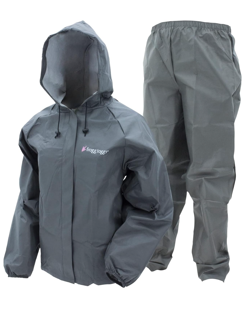 FROGG TOGGS Women's Ultra-Lite2 2-Layer Waterproof Breathable Protective Rain Suit, L