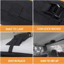 HEYTRIP Universal Soft Roof Rack Pads for Kayak/Surfboard/SUP/Canoe with 15FT Tie-Down Straps and Storage Bag