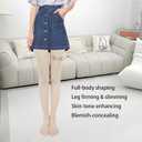 2-Pack Slightly Transparent Tights for girls & women, High Elasticity Sheen Pantyhose, For Work Dance Casual. (S)