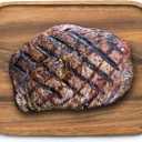 Ironwood Gourmet Small Steak Board, 7.5 x 10.5 x 0.5 inches, Acacia Wood Dinner Plate (Brown)