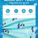 3 x SURF CUZ Boys Swim Trunks Toddler Swim Shorts UPF 50+ Bathing Suit for Boy Swimsuit Quick Dry Mesh Beach Boardshorts Swimwear (10-12 Years, Skateboard Dog)