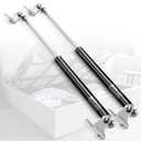 28 Inch Gas Struts Shock 250LB/1112N Lift Support with L-Type Mounts for Boat Cover RV Bed Storage Heavy Duty Toolbox Lid Trash Bin Trap Door Trailer Floor Hatch, 2Pcs (Application: 200-275lb)