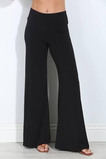 Black Flare Pants, M