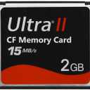 2 GB Ultra II CF Memory Card 15MB/S (SDCFH-002G-A11) SLR Camera Card for Professional Photographer,Videographer,Enthusiast