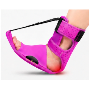 Plantar Fasciitis Night Splint, Night Splint for Plantar Fasciitis Women & Men, Adjustable Straps Stretch the Plantar Fascia, Helps Relieve Heel & Morning First Step Pain, Soft & Breathable, Pink