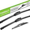 PARRATI® Windshield Wipers for Jeep Grand Cherokee 2014-2021,22"+21" Front and 11" Rear, OEM Replacement Wiper Blades, Quiet & Streak-Free(Set of 3)