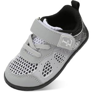 L-RUN Toddler Shoes Barefoot Boys Girls Summer Walking Sneakers Lightweight School Dress Shoes Outdoor Footwear (7.5-8 Toddler)