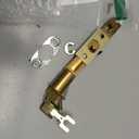 Kwikset Security, 83014-015, 5 Inch Door Latch, For Doors With 5 Inch Backset, Polished Brass