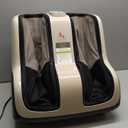 Human Touch Reflex SOL Foot & Calf Massager w/ Heat - Plantar Fasciitis Relief + Circulation + Shiatsu Deep Kneading + Vibrating for Stress + Compression - Adjustable for Women and Men up to Size 12