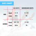 Ski & Snowboard Boot Fitting Liner Sleeve with 4 Pack J Bars, Reduce Heel Lift and Ankle Blisters, Large (Large)