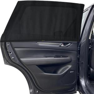 EcoNour Car Window Screen for Mazda CX-5 (2017-2026) 2 Pack | Breathable Mesh Camping Window Covers | 100% Protection from Bugs, Mosquito & UV | Baby Safe Privacy Blackout Net | Car Accessories