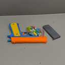 Toy Gun - Soft Dart Blaster with 20 Soft Darts and 2 Dart Holders  Slide Action with Safety Orange  Roleplay Accessory for Kids Age 6+