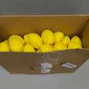Jerify 100 Pcs Lemon Stress Balls Bulk Lemon Party Favors Mini PU Foam Ball Toys for School Carnival Themed Party Prize Bag Fillers