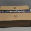 Nuovoware 3-Tier Liquor Cabinet with Wine Rack, Freestanding Liquor Stand with 8-Bottle for Mini Bar, Versatile Wine Rack Freestanding Floor with Tabletop and 8 Glass Holders, Black+Retro Brown