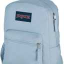 JanSport Cross Town Backpack 17" x 12.5" x 6" - Simple Bag for Everyone with 1 Main Compartment, Front Utility Pocket - Premium Class Accessories - Blue Dusk, One Size