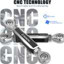 NICECNC Front Anti Sway Bar Compatible with Polaris RZR 1000S4 2019-2020, GENERAL 1000 2016-2021, RZR 64 XP4 1000 MD 2021,See Fitments Black