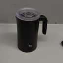 Milk Frother, 4-in-1 Milk Frother and Steamer, 13.5oz/400ml Automatic Hot and Cold Foam Maker and Milk Warmer, Electric Frother for Coffee, Latte, Cappuccino, Macchiato, Matcha(Black)