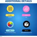 1InTheOffice Jumbo Paper Clip, Vinyl Coated Smooth Large Paper Clips "500 Pieces" (Assorted Brights)