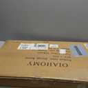 OIAHOMY Storage Basket with Lid, 42.3 Gallon (160L) Blanket Basket with Removable Liner Bag, Synthetic Wicker Hamper with Handle, Hamper for Living Room, Brown