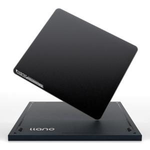 llano MP001 Tempered Glass Gaming Mousepad for FPS Gamers Esport, 17.7x15.8 Mouse Mat, Ultra-Smooth 0.85m Micro-Etched Surface, 3mm Thick, Non-Slip Base, Compatible with Viper/G502, XL 450mm *400mm