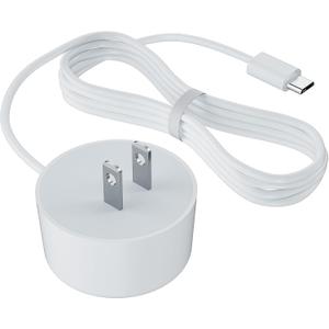 Replacement 5V 1.8A AC Charger Power Supply Cable, 5FT Micro USB Power Supply Cord, Compatible with Google Home Mini Speaker, White, Long