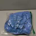 fun shack Flight Attendant Costume Women Blue, Retro Airline Stewardess Outfit with Hat & Gloves (Medium)
