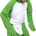 Funziez! Adult Onesie Halloween Costume Animal Dinosaur Shark Unisex Plush One Piece Cosplay Suit for Adults, Men and Women (Toad)