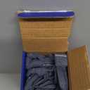 MIULEE Decorative Linen Check Euro Shams Throw Pillow Covers Neutral Farmhouse Vintage Pillow Covers 24x24 Set of 2 Boho Modern Home Decor for Sofa Couch Bedroom Cushion Blue