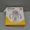 hahaland Sippy Cups for Baby 6-12 Months - 2 in 1 Spout & Straw Unicorns Sippy Cups for Toddlers 1-3 No Spill Transition Weighted Straw Cup (1 Cup with 2 Nipples) Baby First Christmas Gifts