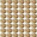 WINGFISH Woven Napkin Rings Set of 50 Farmhouse Burlap Jute Napkin Rings Bulk for Dinning Table, Nautical Napkin Ring Holders Table Decor for Party Gathering Banquet Wedding Birthday