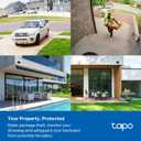 Tapo 1080p Outdoor Wireless Security Camera - Up to 180-Day Battery, Person Detection, Color Night Vision, Subscription-Free Local Storage or Optional Cloud, Works with Alexa & Google Assistant, C401