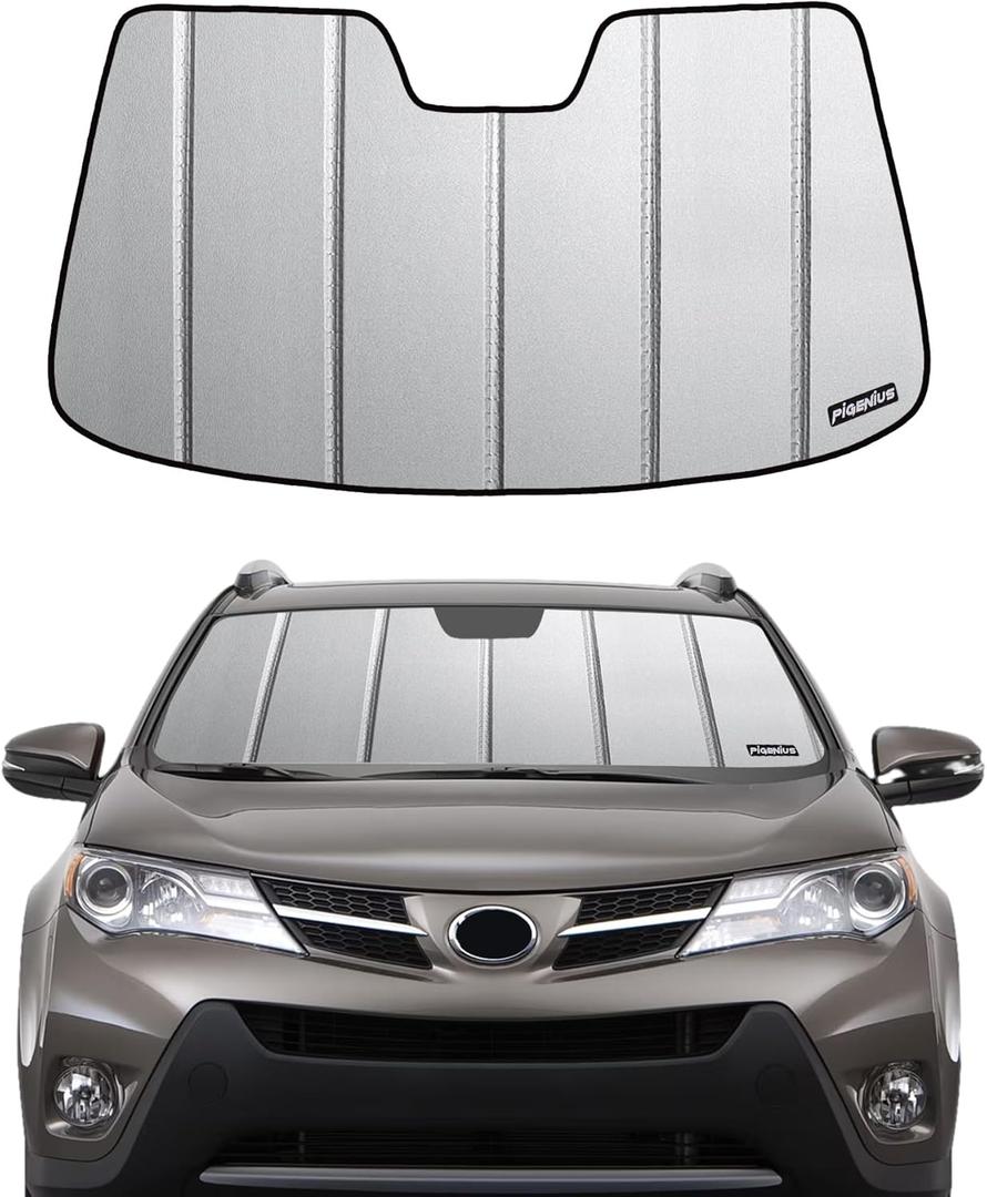 Windshield Sunshade for Toyota RAV4 2013-2018 Without Rearview Mirror Camera - Safeguard