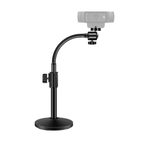 InnoGear Webcam Stand for Desk, Camera Stand Mount Gooseneck Arm for Logitech Webcam C922 C930e C920S C920 C615 C960 C920x BRIO 4K NexiGo N60, Phone Mount, Right Light, GoPro with 1/4" Thread