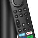 Replacement Voice Remote Control for Fire Series, TV Cube/Stick, Compatible with 4K Max/4K (1st/2nd Gen), (2nd/3rd Gen)/Lite/HD, Fit for Insignia/Pioneer Hisense and TCL Smart TV