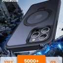 360 Rotatable Magnetic Stand for iPhone 14 pro max Case Compatible with Mag-Safe 16FT Military Drop Protection, Anti-Scratch/Fingerprint Shockproof iPhone 14 pro max Phone Case(Matte-Black)