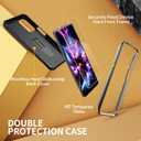 FITO for Moto G Stylus 2022 Case, Dual Layer Shockproof Heavy Duty Case for Moto G Stylus 2022 Phone with Screen Protector, Built-in Kickstand (Black)