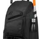 Baseball Bag - Backpack for Baseball, Softball, Tball - Adults & Youth Bat Bag