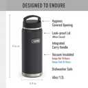 THERMOS ICON SERIES Water Bottle with Screw Top Lid - 40 Ounce, Granite - Stainless Steel Vacuum Insulated Water Bottle with Lid