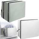 2 Pack Insulation Window Air Conditioner Cover Set-Adjustable Waterproof Window AC Unit Covers for Winter-Window AC Protectors 20.5"x15.7"x4.4" for Inside and 20.5"x15.7"x15.7" for Outside (Outdoor & indoor)