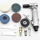 1/4 Inch Air Die Grinder  Lightweight Pneumatic Angle Grinder Tool for Metal, Deburring, Polishing, Grinding, with Safety Trigger