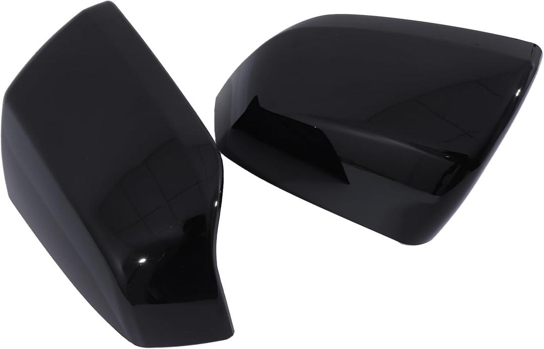 Side Rearview Mirror Cover for Cadillac Escalade 2021-2024 2025 Accessories, ABS Material Car Side Door Exterior Mirror Guard Cover Caps (Glossy Black)