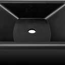 Rubber Wheel Dock for Trailer Tongue Jack, Suit for 8"-10" Castor, Heavy Duty Wheel Dock for Cargo Camper RV Boat Roller Stopper, Caster Chock Easy to Store and Transport, Black(1 Pack)