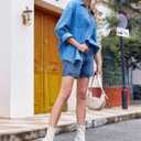 Coutgo Womens Ankle Boots Pointed Toe Low Kitten Heel Side Zipper Office Dress Fall Booties Shoes (9, White)