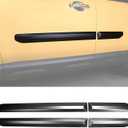Upgrade Door Side Sill Molding Trims Fits for Ford Bronco Sport 2021 2022 2023 2024 2025 2026, 4 PCS ABS Plastic Side Door Body Molding Strips (Matte Black)
